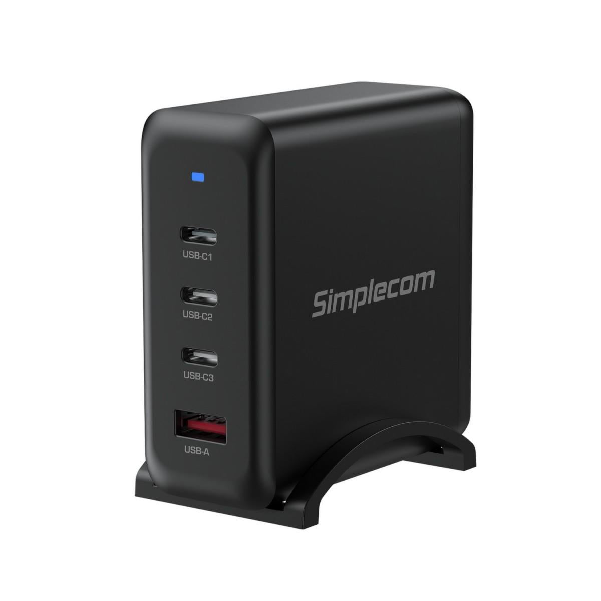 Simplecom CU400 4 - Port PD 100W GaN Fast Charger - IT Warehouse