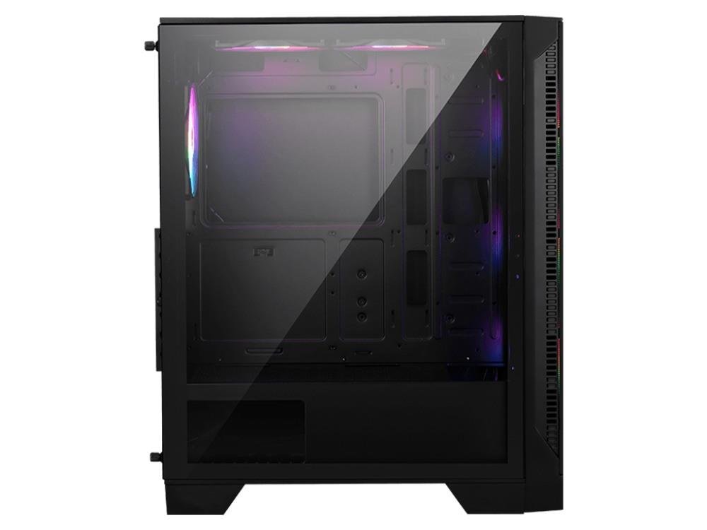 MSI MAG Forge 120A Airflow 6x RGB Fans Mid - Tower Case - Black - IT Warehouse