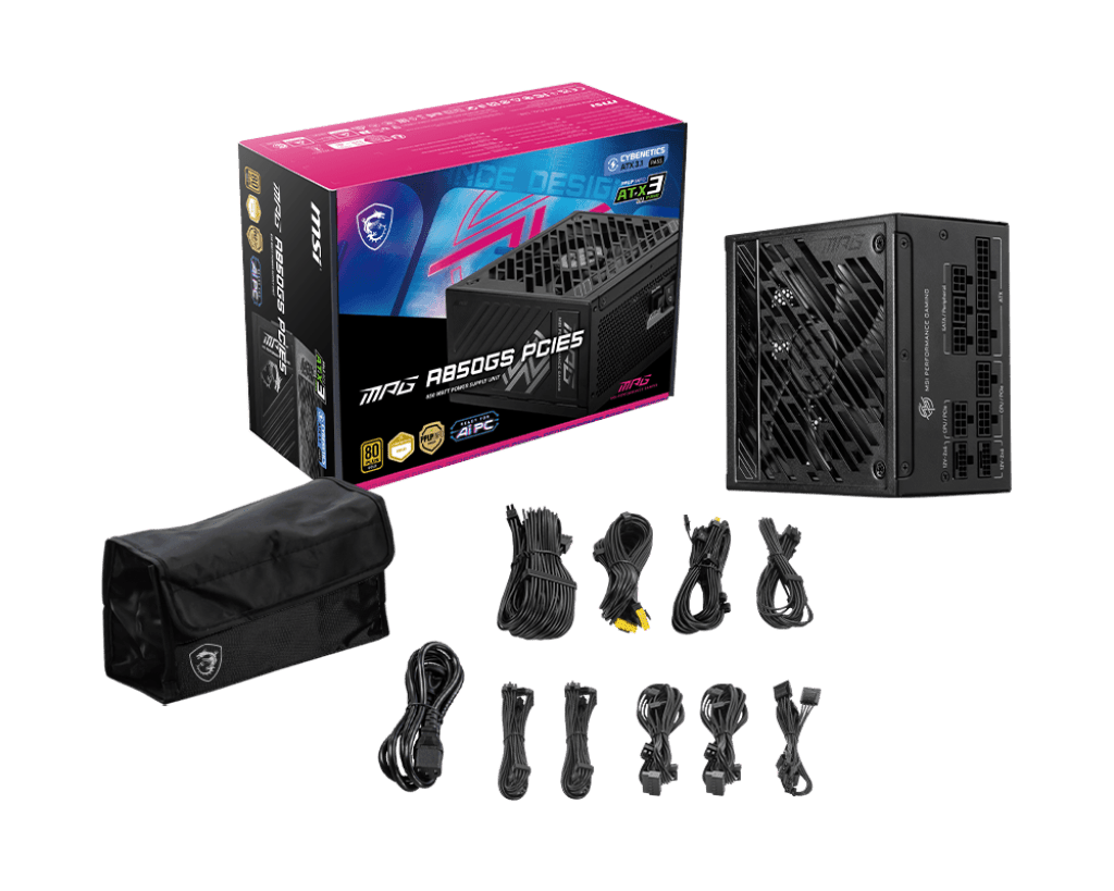 MSI MPG A850GS PCIE5 850W Power Supply by MSI