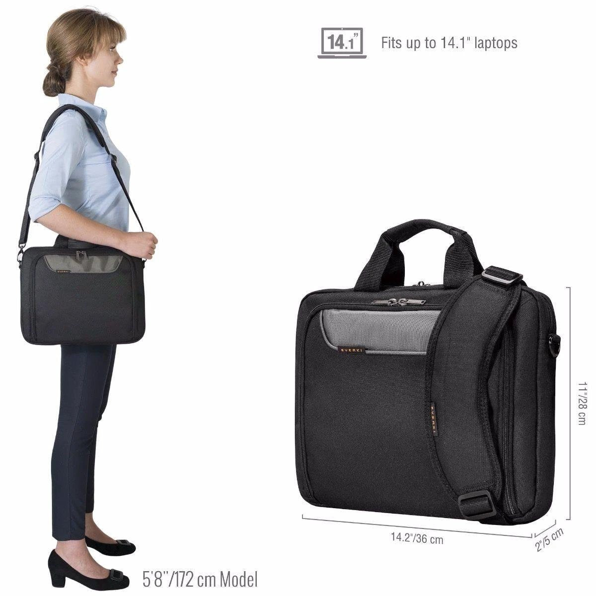 Everki 14.1in Advance Compact Briefcase by Everki
