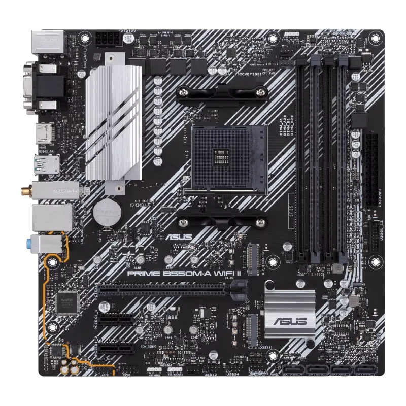 Asus Prime B550M-A WIFI II AM4 mATX Motherboard by Asus