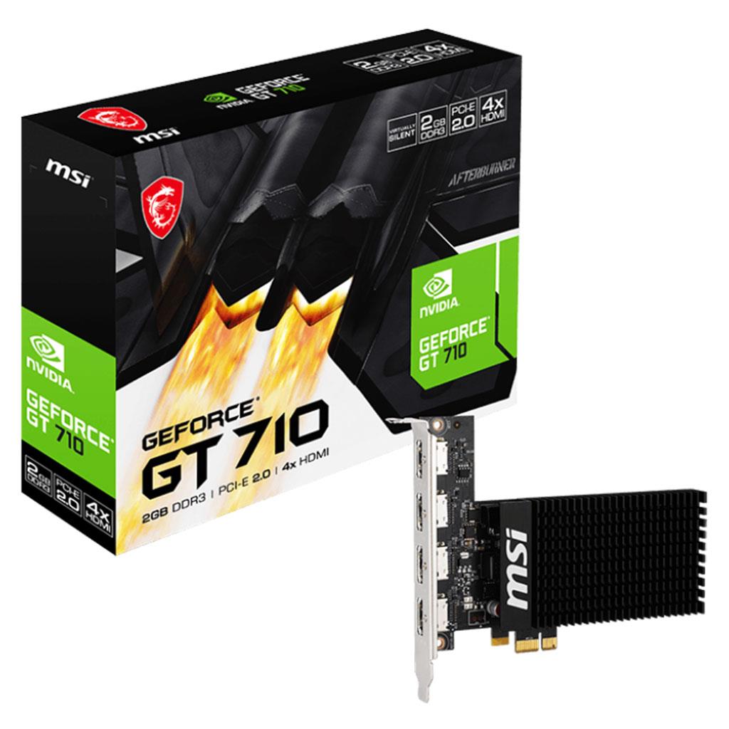 MSI GeForce GT 710 2GB Video Card - 4x HDMI - IT Warehouse