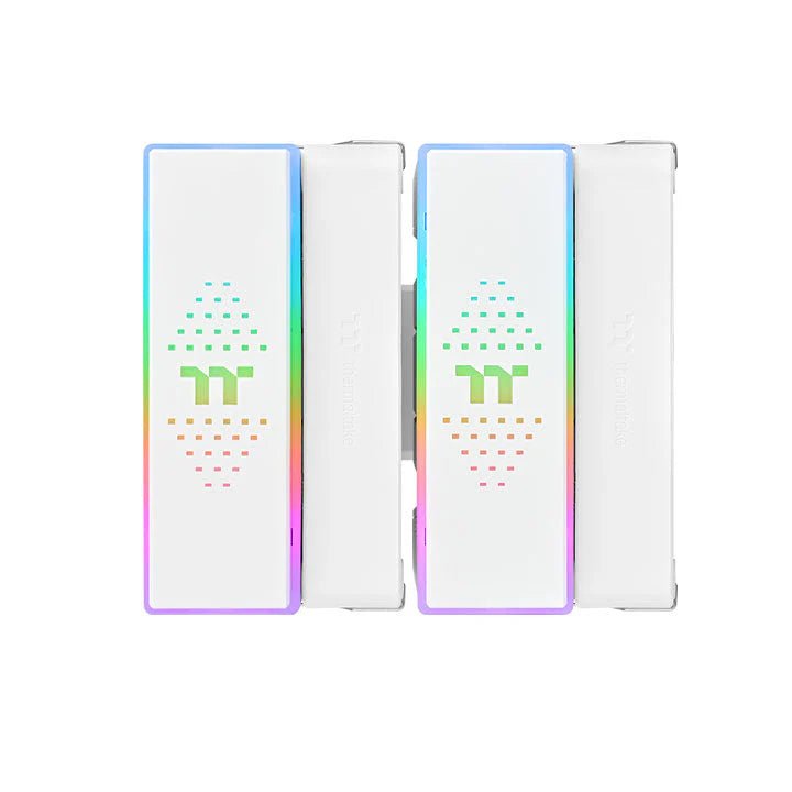 ThermalTake Astria 600 ARGB Sync Dual Tower CPU Cooler White Edition - IT Warehouse