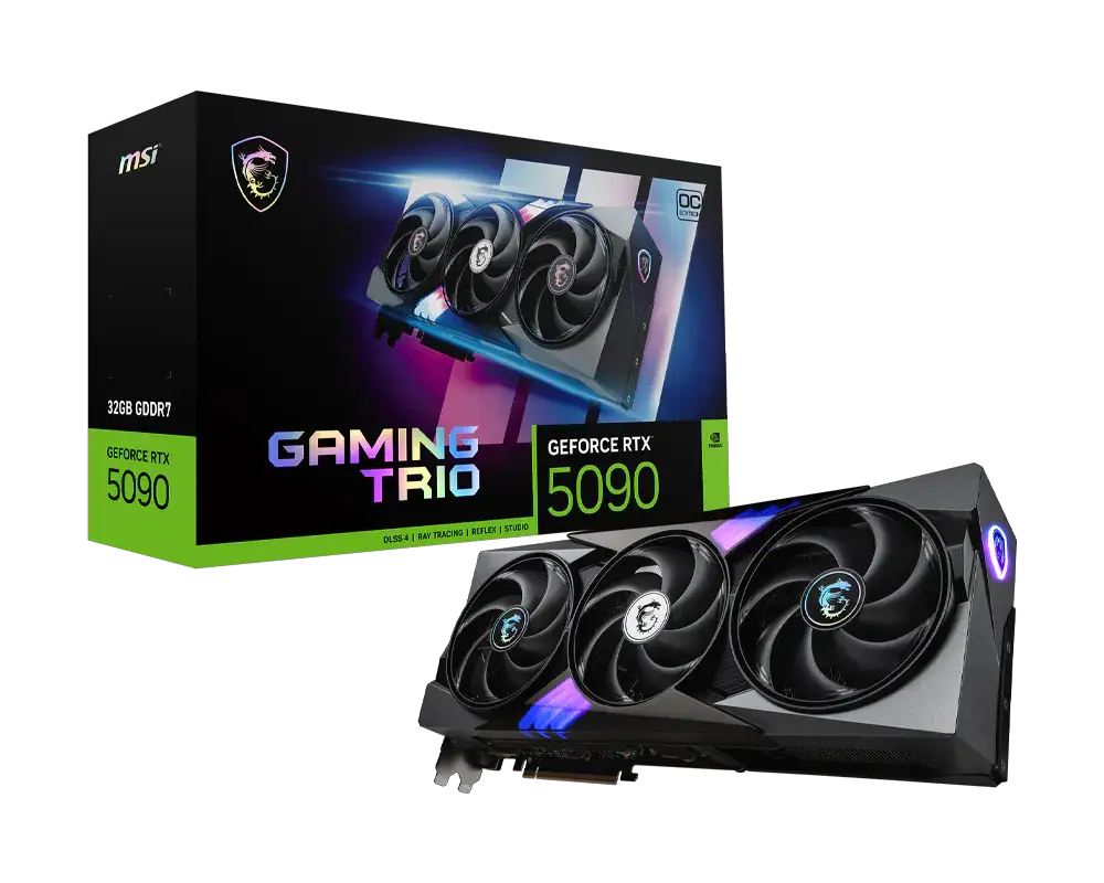 MSI GeForce RTX 5090 32GB GAMING TRIO OC GDDR7 Graphics Card by MSI