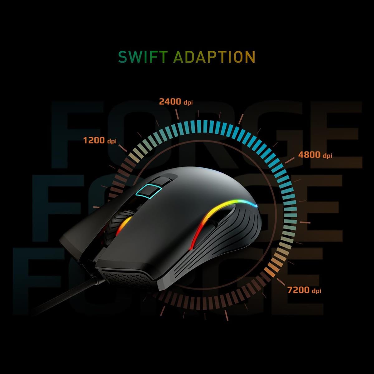 MSI Forge GK300 Keyboard and Mouse Combo - Blue Switch - Electronics > Electronics Accessories > Computer Accessories > Computer Accessory Sets from MSI