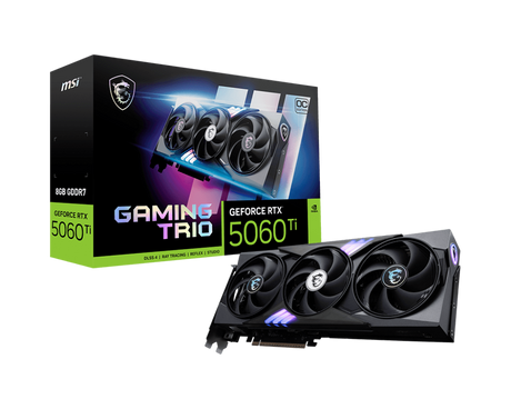 MSI GeForce RTX 5060 Ti 8G Gaming TRIO OC Graphics Card - from MSI