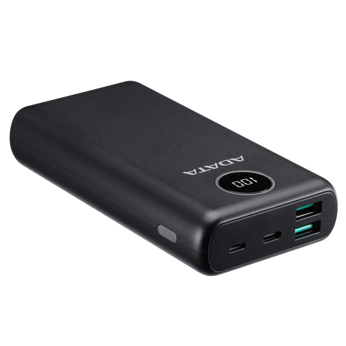 Adata 20000mAh Quick Charge Power Bank - Black - IT Warehouse