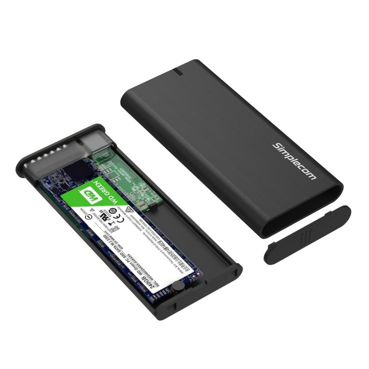 Simplecom SE502C SATA M.2 SSD to USB - C Enclosure USB 3.2 Gen1 5Gbps - IT Warehouse