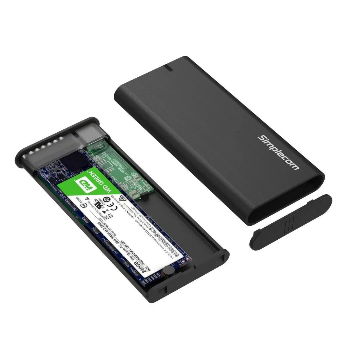 Simplecom SE502C SATA M.2 SSD to USB-C Enclosure USB 3.2 Gen1 5Gbps by Simplecom
