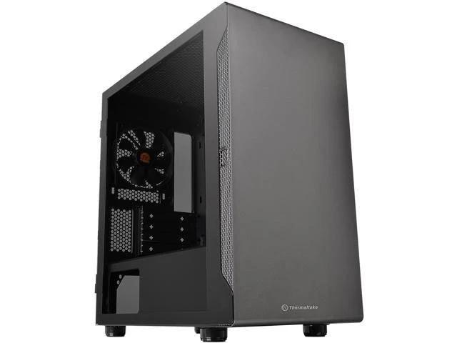 ThermalTake S100 Black Edition Tempered Glass Micro ATX Case by Thermaltake