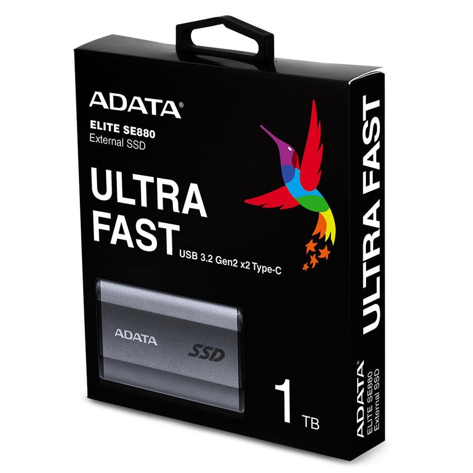 Adata Elite SE880 1TB External Portable SSD - IT Warehouse