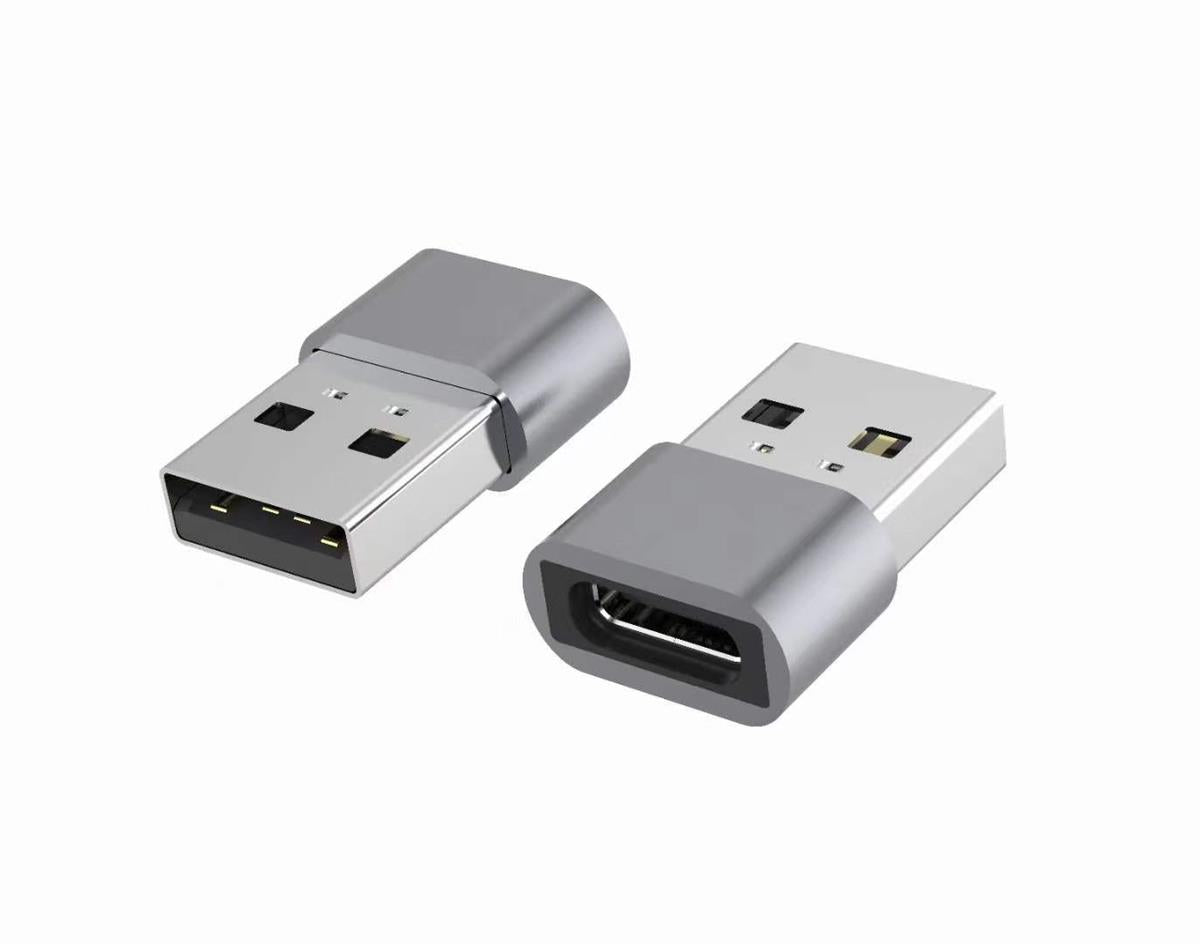 Astrotek USB - C to USB - A Type C Female to Type - A Male OTG Adapter 480Mhz For Laptop, Wall Chargers,Phone Sliver - IT Warehouse