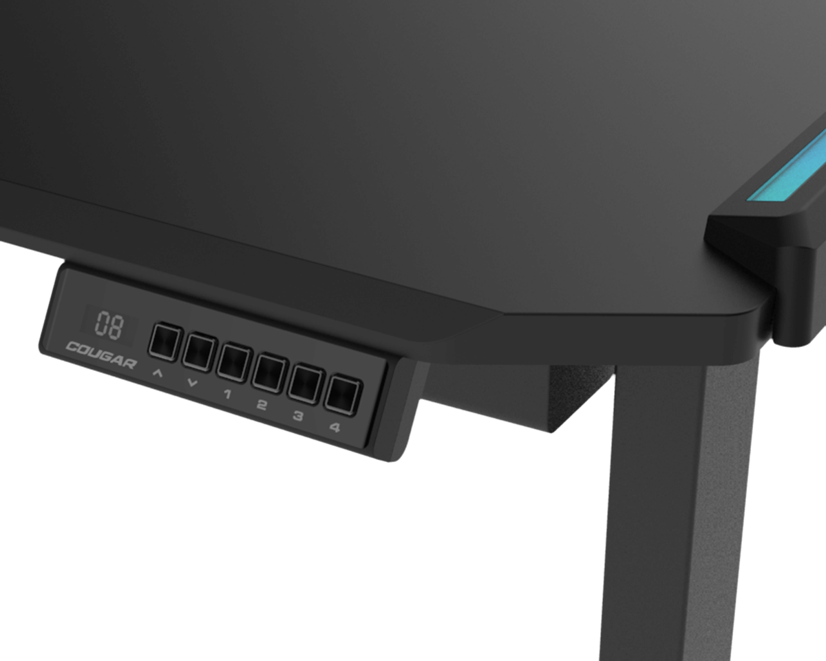 Cougar E-Deimus 120 RGB Electric Height Adjustable Gaming Desk USB-C Docking by Cougar