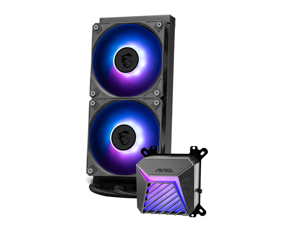 MSI MAG CoreLiquid A15 240 AIO Liquid Black CPU Cooler by MSI