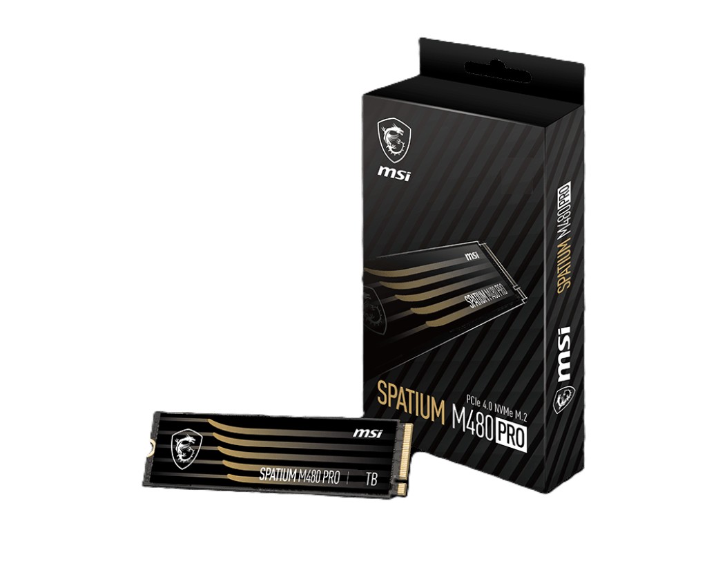 MSI Spatium 1TB M480 Pro M.2 NVMe Gen4 SSD by MSI