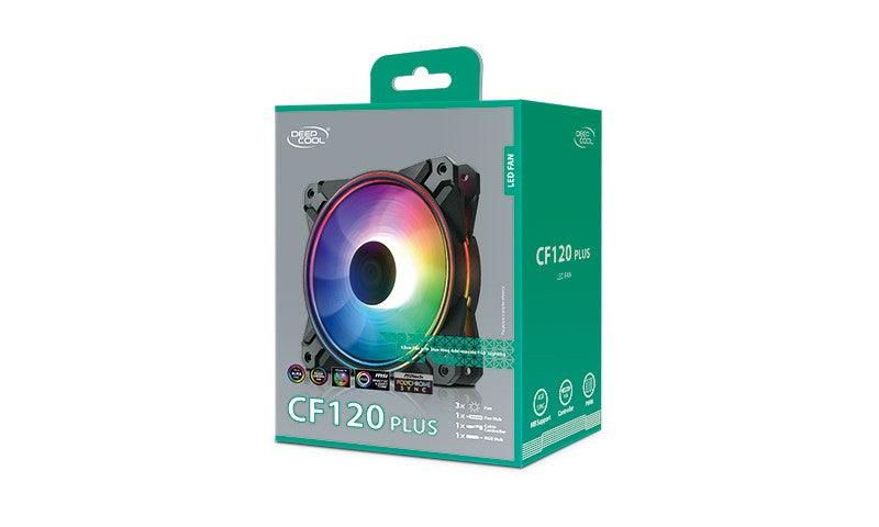 DeepCool CF120 PLUS Black ARGB Case Fan (3 Pack) - IT Warehouse