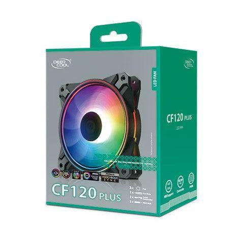 DeepCool CF120 PLUS Black ARGB Case Fan (3 Pack) by Deepcool