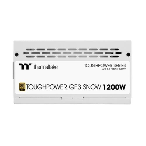 Thermaltake ToughPower GF3 Snow 1200W 80+ Gold PCIe Gen5 ATX 3.0 Fully Modular PSU - Electronics > Electronics Accessories > Computer Components > Computer Power Supplies from Thermaltake