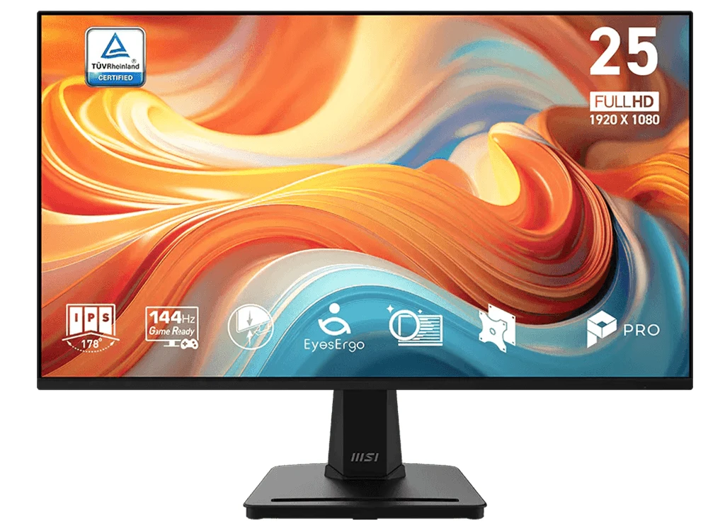 MSI PRO MP242 E14A 24" FHD IPS 100Hz Built-in Speakers Business Monitor by MSI