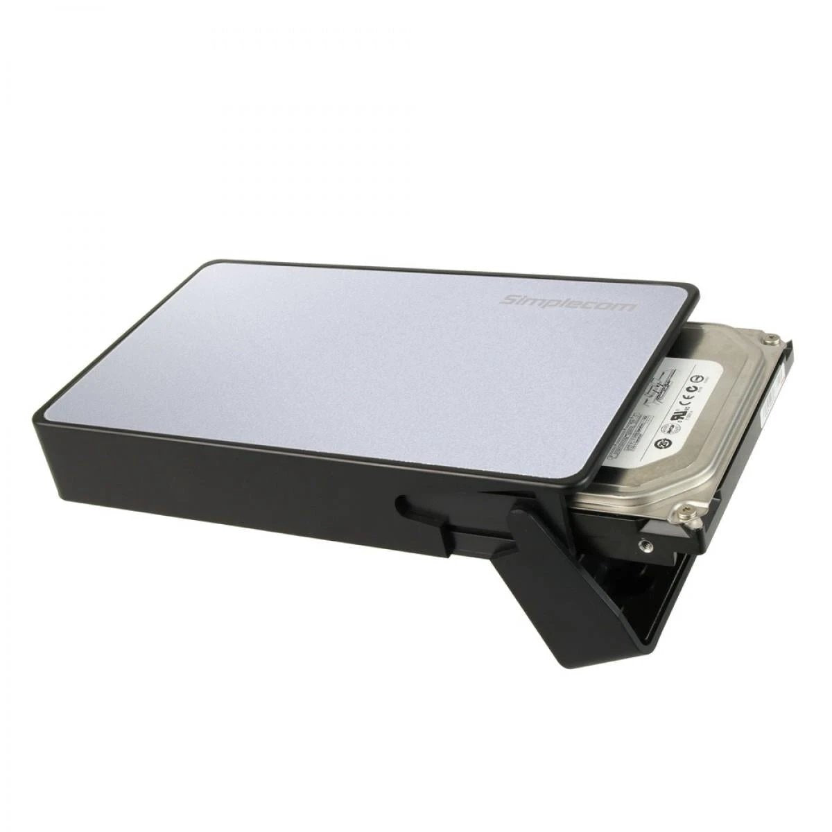 Simplecom SE325 3.5in SATA HDD to USB 3.0 Hard Drive Enclosure - Silver by Simplecom