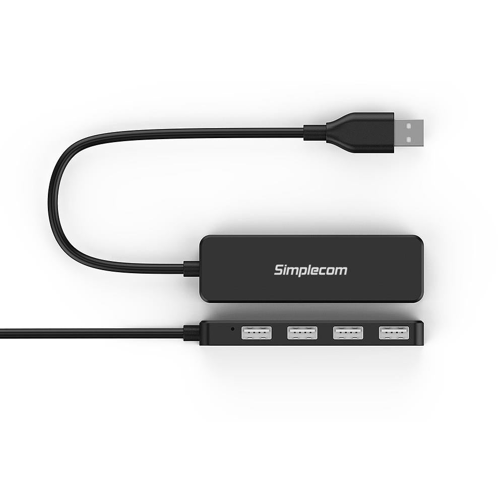Simplecom CH241 Hi - Speed 4 Port Ultra Compact USB 2.0 Hub - IT Warehouse