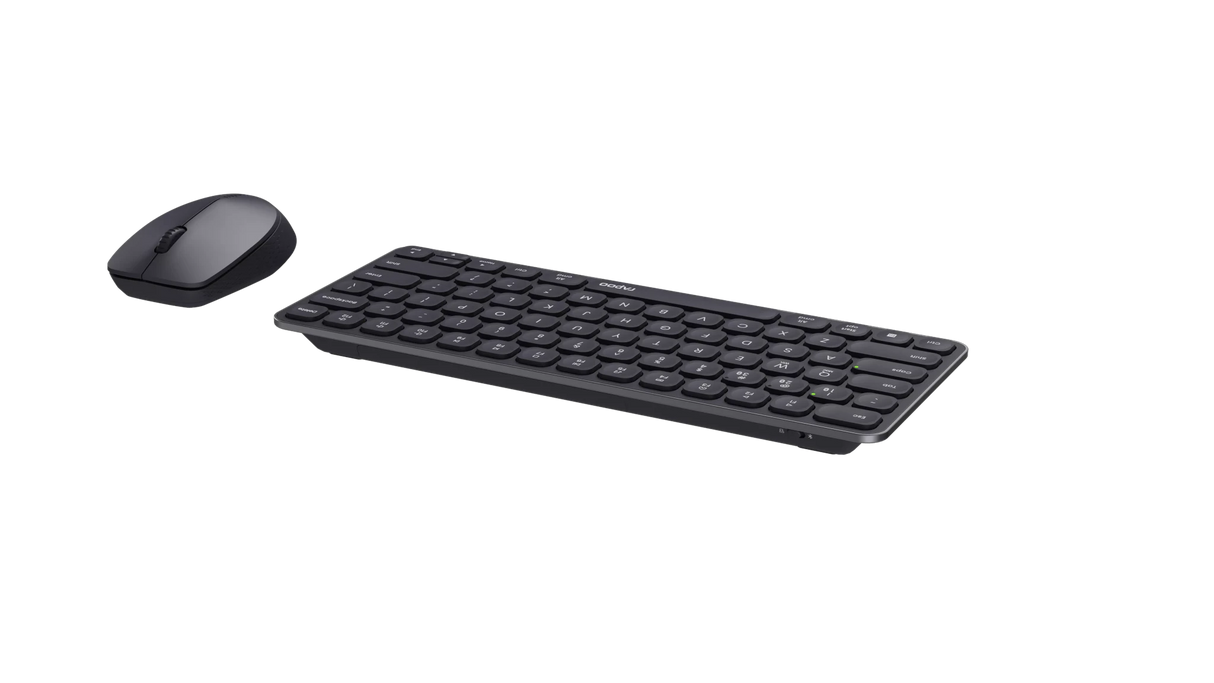 Rapoo X9010M Multi-mode Aluminium Base, Wireless Ultra-Slim Combo Set by Rapoo