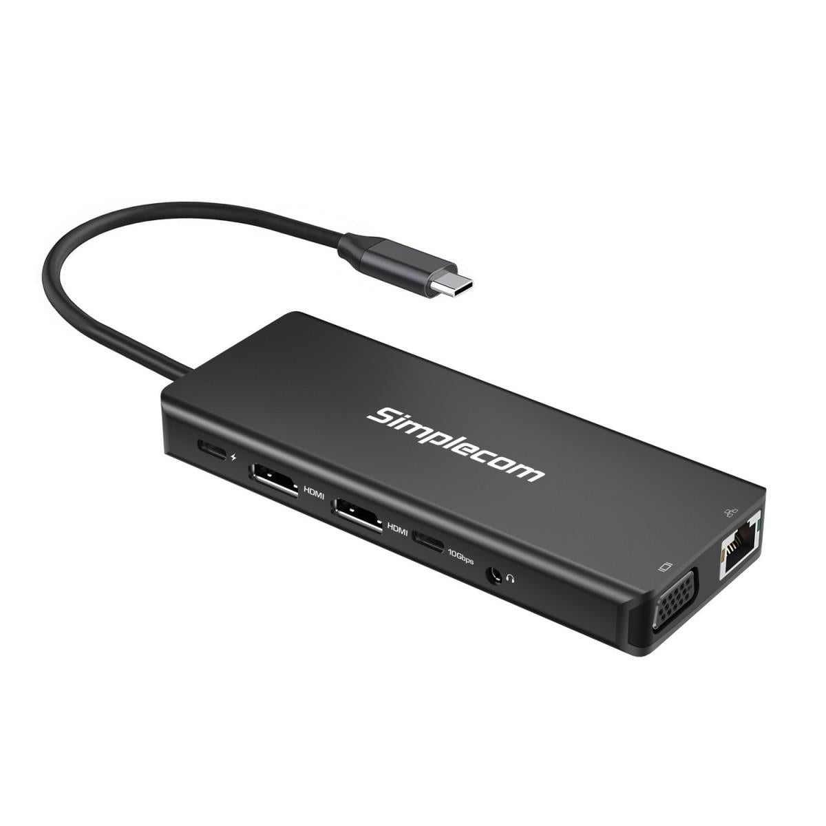 Simplecom CHN613 USB - C 13 - in - 1 Multiport Docking Station - IT Warehouse