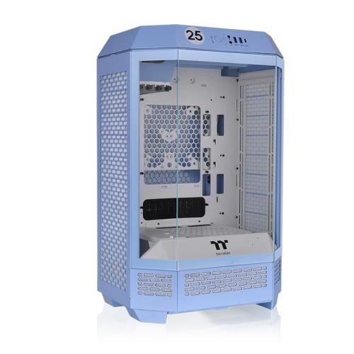 ThermalTake The Tower 300 Tempered Glass Micro Tower Case Hydrangea Blue Edition - IT Warehouse