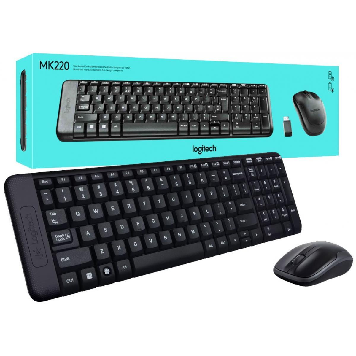 Logitech MK220 Wireless Keyboard and Mouse - Electronics > Electronics Accessories > Computer Accessories > Computer Accessory Sets from Logitech