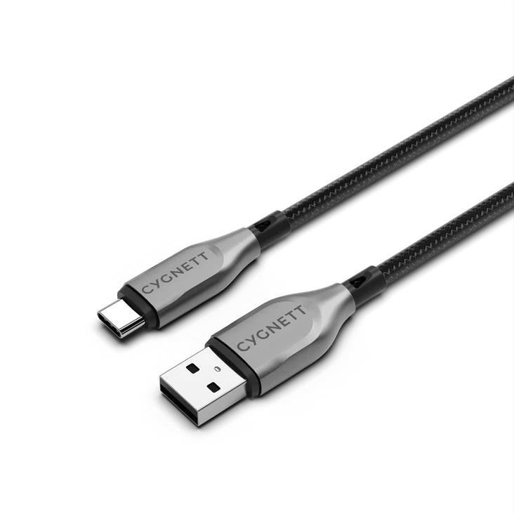 Cygnett Armoured USB-C to USB-A (2.0) Cable (50cm) - Electronics > Electronics Accessories > Cables > Storage & Data Transfer Cables > USB Cables from Cygnett