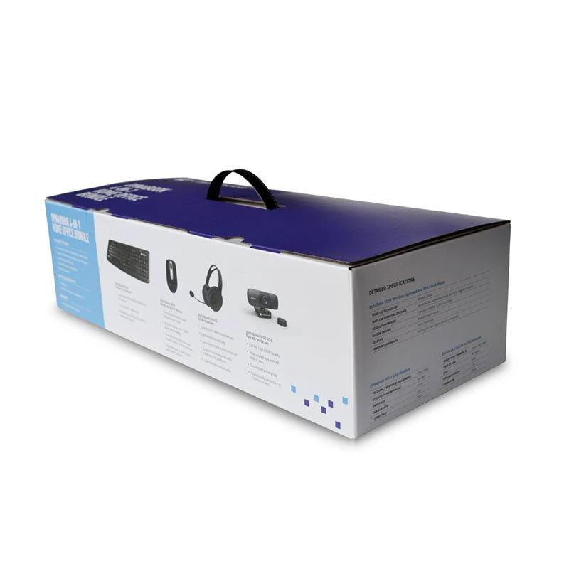Dynabook 4-in-1 Home Office Bundle, Includes Mouse, Kb, Headset, Webcam by Dynabook