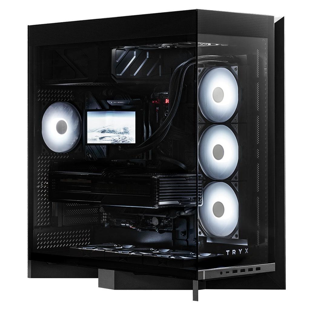 TRYX LUCA L70 Black Mid Tower E - ATX Case - IT Warehouse