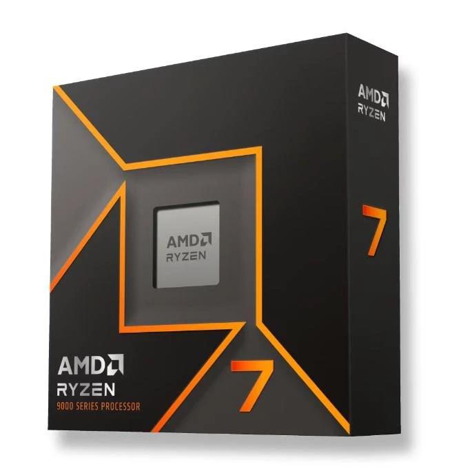 AMD Ryzen 7 9700X 8Cores/16Threads, 65w, Max Boost Clock 5.5 GHz, PCIE 5.0, 32MB Cache by AMD