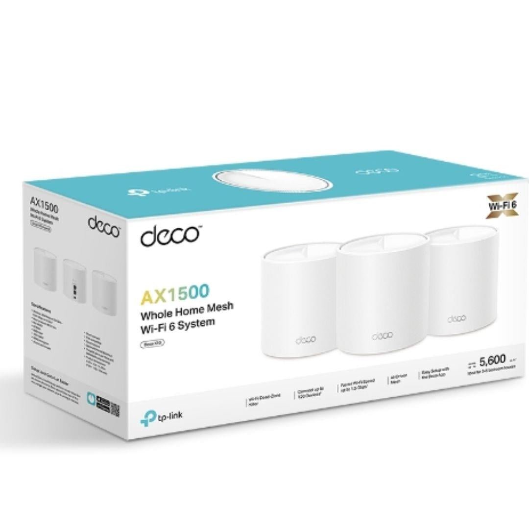 TP - Link Deco X1500(3 - pack) AX1500 Whole Home Mesh Wi - Fi 6 System - IT Warehouse