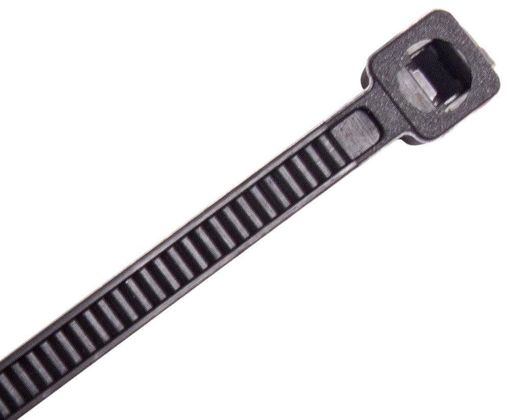 8Ware 200mm x 2.5mm Nylon Zip Cable Ties Black - IT Warehouse