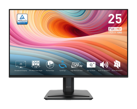 MSI Pro MP251 E2 24.5inch Speakers 120Hz FHD IPS Monitor - Electronics > Video > Computer Monitors from MSI