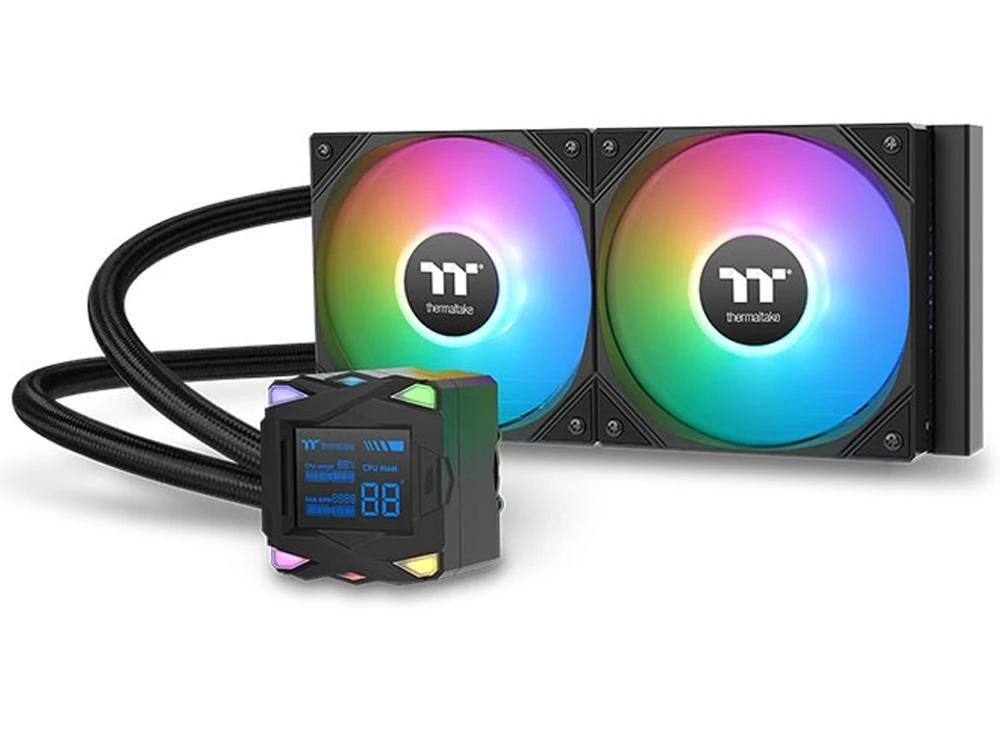 Thermaltake LA240-S 240mm ARGB 2.4" LCD Display All-In-One Liquid CPU Cooler by Thermaltake