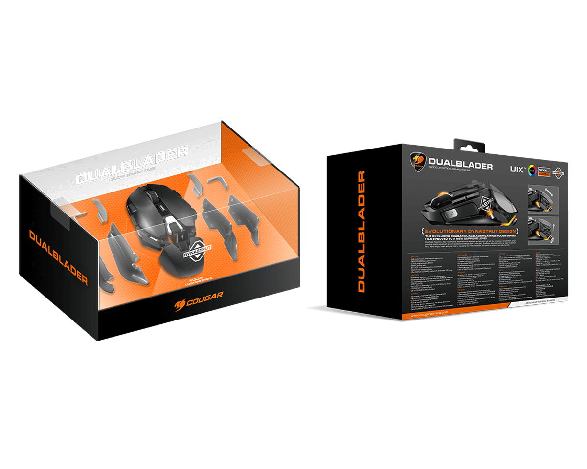 Cougar Dual Blader Customisable Ergonomic Gaming Mouse - IT Warehouse