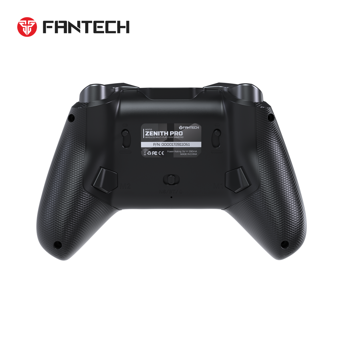 Fantech ZENITH PRO Wireless Gamepad RGB Multi-Platform Game Controller with Charging Dock (Black) by Fantech