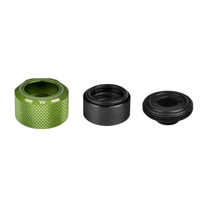 Thermaltake Pacific C-PRO Leak-Proof G1/4 PETG Tube 16mm OD Compression - Green (6-Pack Fittings) by Thermaltake