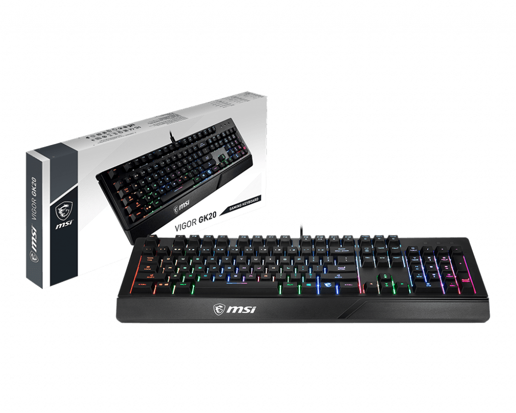 MSI Vigor GK20 RGB Gaming Keyboard - IT Warehouse