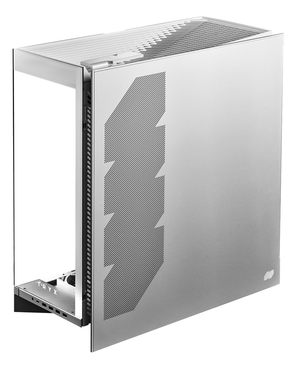 TRYX LUCA L70 White Mid Tower E - ATX Case - IT Warehouse