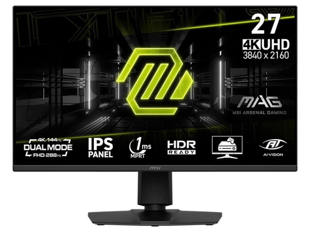 MSI MAG 275UPD E14 27" 4K UHD IPS 144Hz Dual Mode Gaming Monitor by MSI
