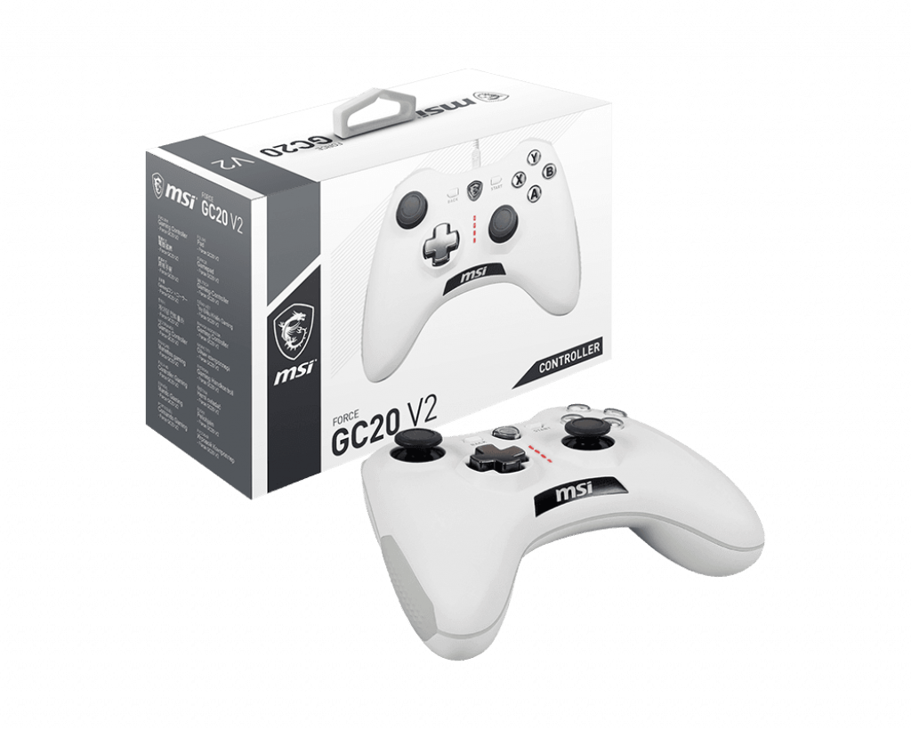 MSI Force GC20 V2 Gaming Controller - White by MSI