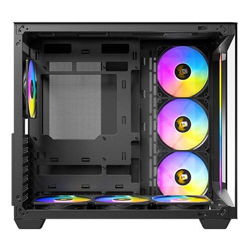 Antec C5 ARGB ATX, mATX Seamless Edge to Edge Black Case - IT Warehouse
