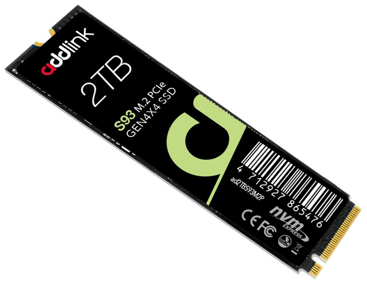 ADDLINK S93 2TB m.2 2280 PCIe Gen4x4 NVMe SSD