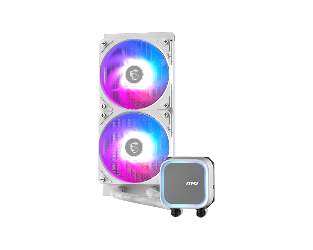 MSI MAG CoreLiquid A13 240mm AIO Liquid White CPU Cooler - Electronics > Electronics Accessories > Computer Components > Computer System Cooling Parts from MSI