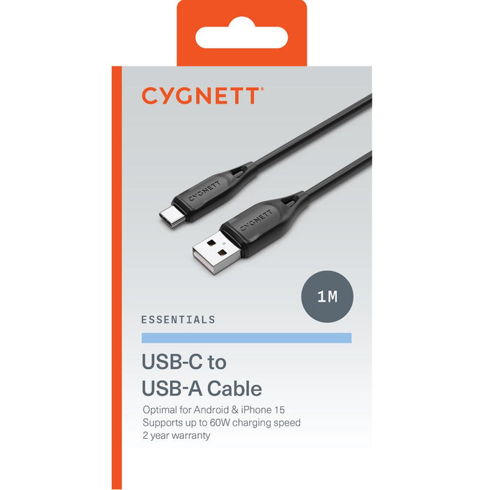 Cygnett Essentials USB-C to USB-A Cable 1 metre