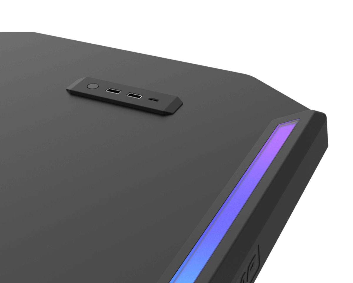 Cougar E - Deimus 120 RGB Electric Height Adjustable Gaming Desk USB - C Docking - IT Warehouse