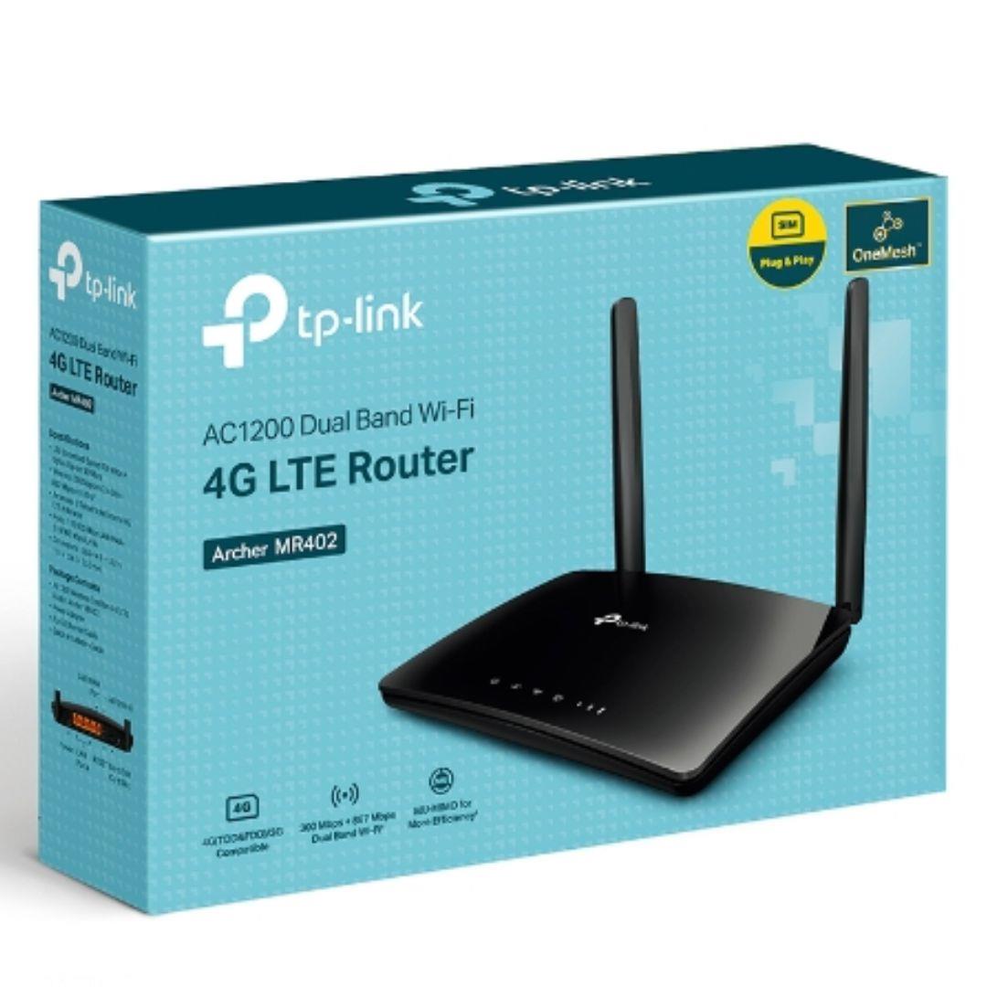 TP - Link Archer MR402 AC1200 Wireless Dual Band 4G LTE Router - IT Warehouse